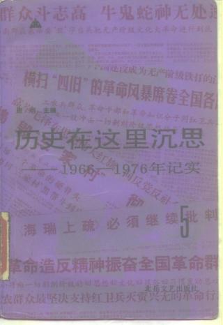 历史在这里沉思：1966-1976年纪实【第5卷】