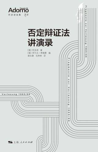 否定辩证法讲演录