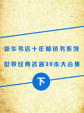 新华书店十年畅销书系列：世界名著39本合集【下册】